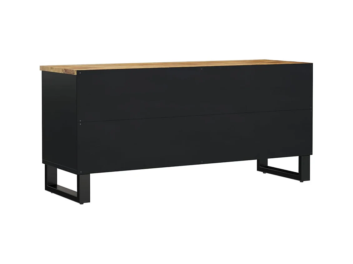 Mueble de TV | Mueble de salón madera mango y madera contrachapada 100x33x46 cm