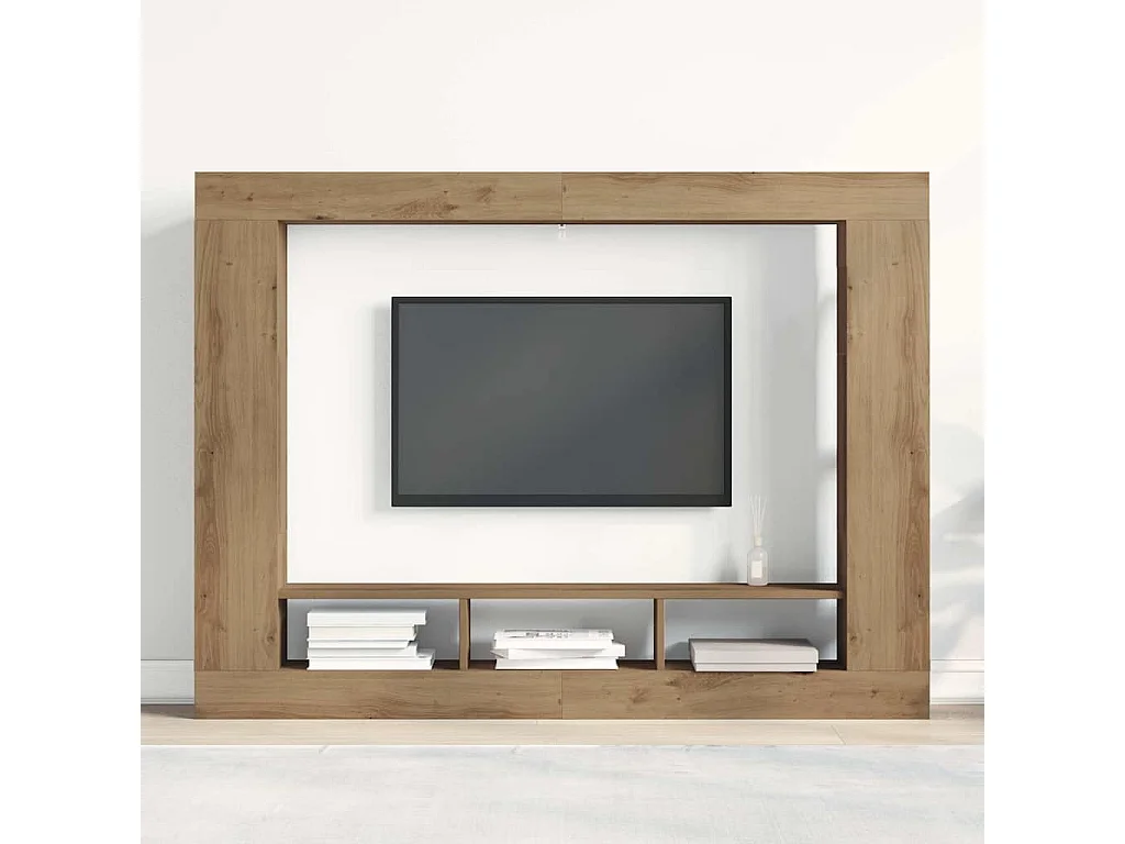 Gabinete de TV | Mueble de TV | Mueble de salón Roble artisan 152 x 22 x 113 cm