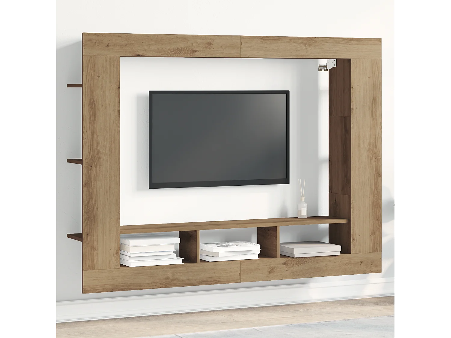 Gabinete de TV | Mueble de TV | Mueble de salón Roble artisan 152 x 22 x 113 cm