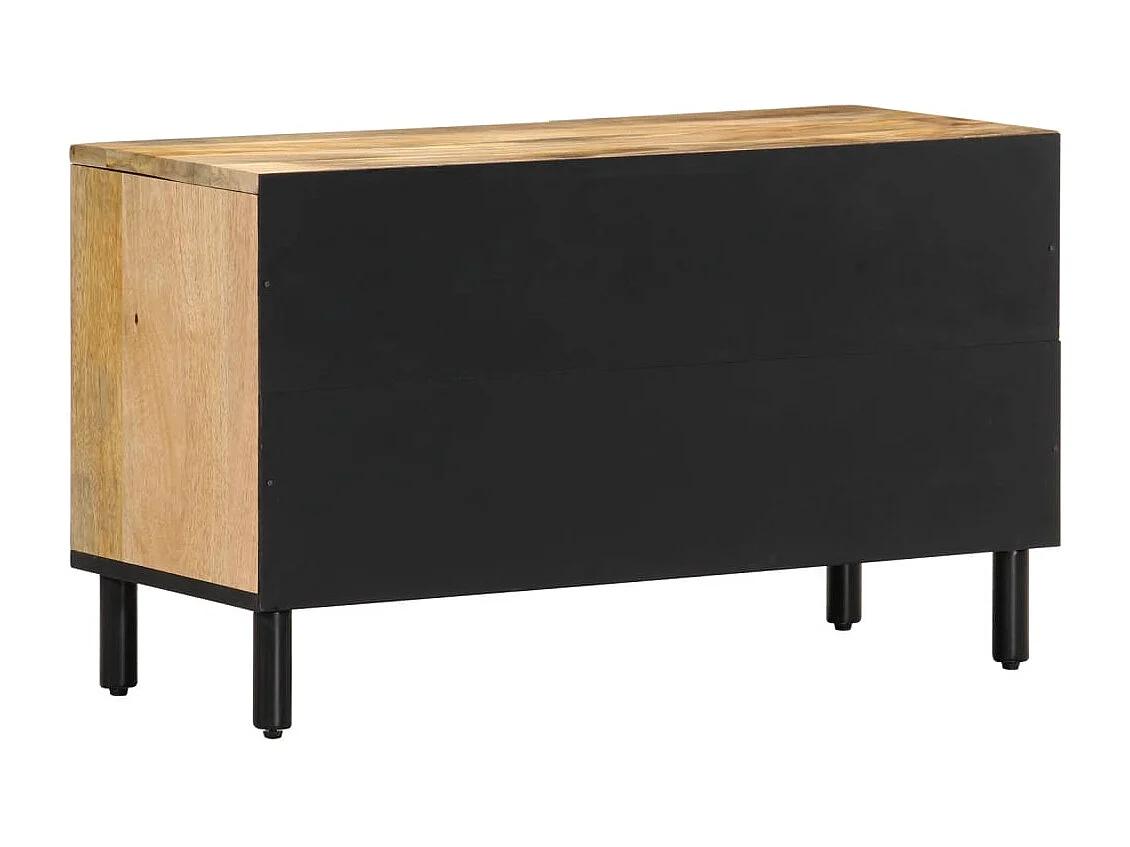 Meuble TV | Banc TV | Armoire TV 80x31x46 cm bois massif de manguier