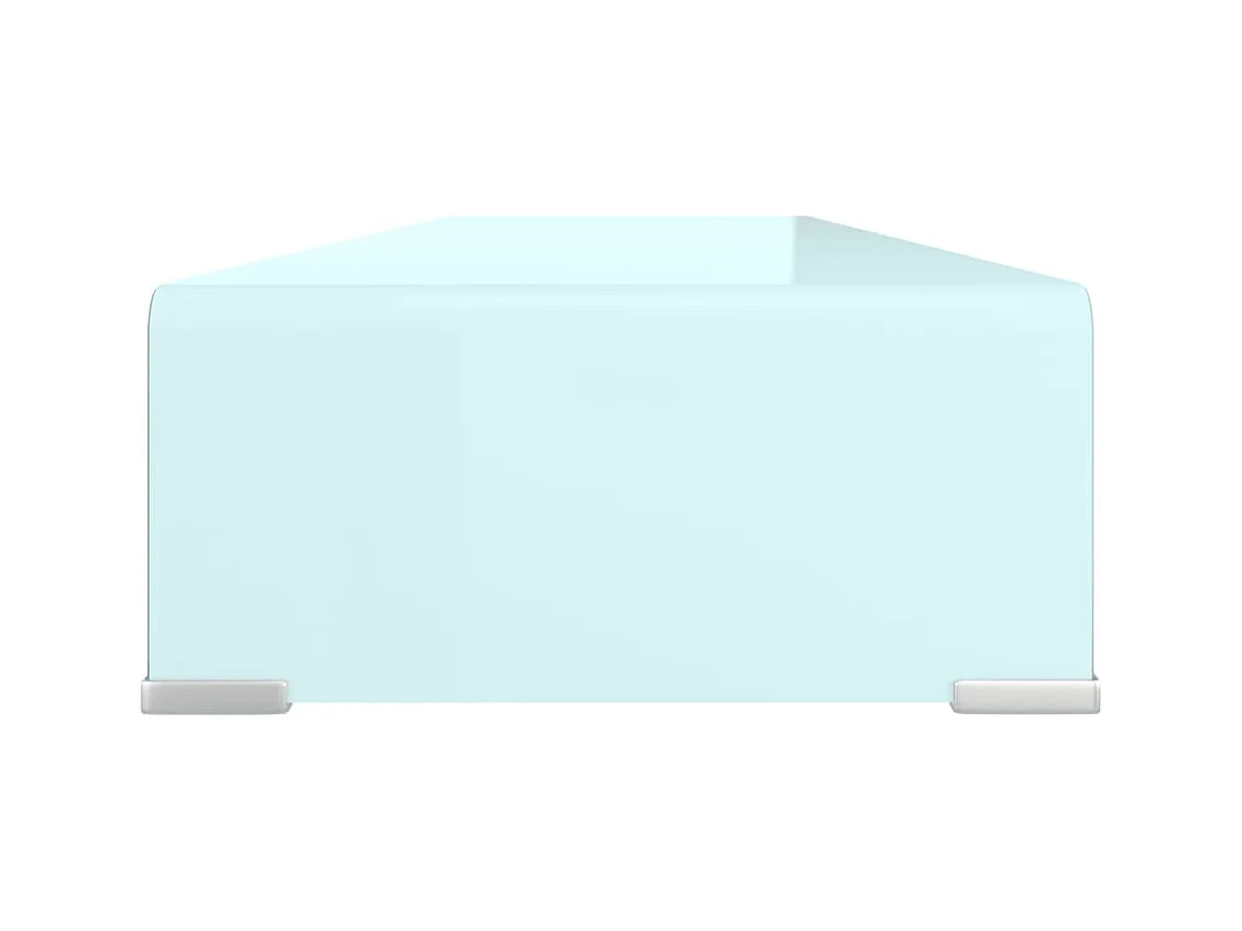 Mueble TV | Elevador de monitor cristal verde 100x30x13 cm