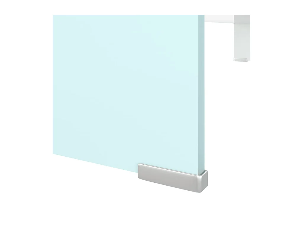 Mueble TV | Elevador de monitor cristal verde 100x30x13 cm