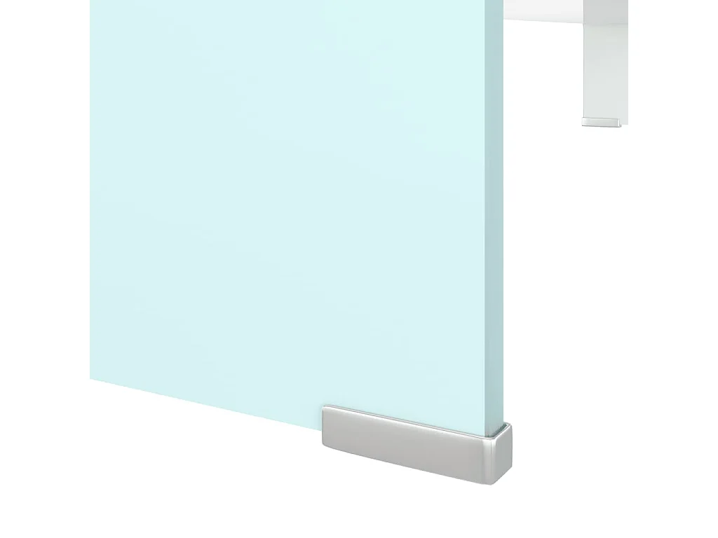 Mueble TV | Elevador de monitor cristal verde 100x30x13 cm