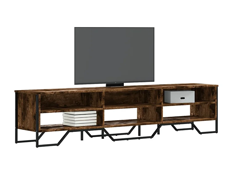 Mueble de TV | Mueble de salón madera de ingeniería roble ahumado 180x34x41 cm