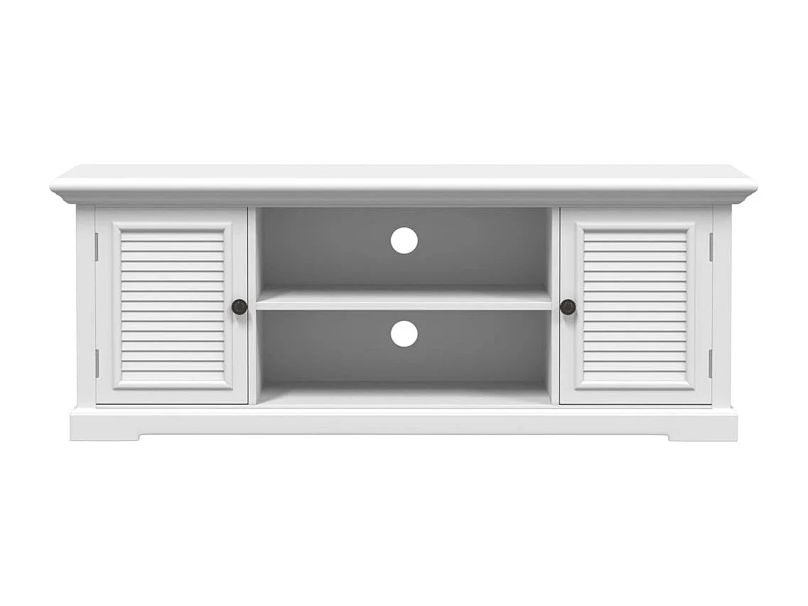 Meuble TV | Banc TV | Armoire TV blanc 110x30x41 cm bois d'ingénierie