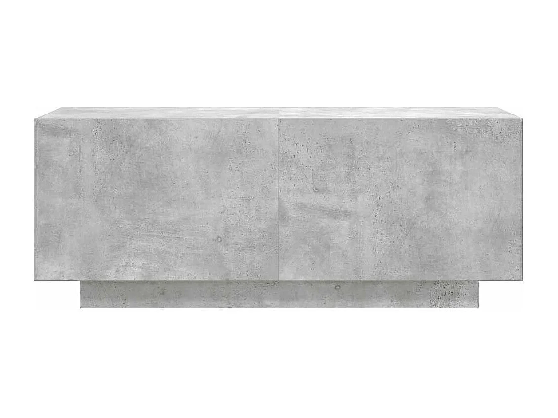 Mueble para TV  | Gabinete de TV |  Mueble de salón contrachapada gris hormigón 100x35x40 cm