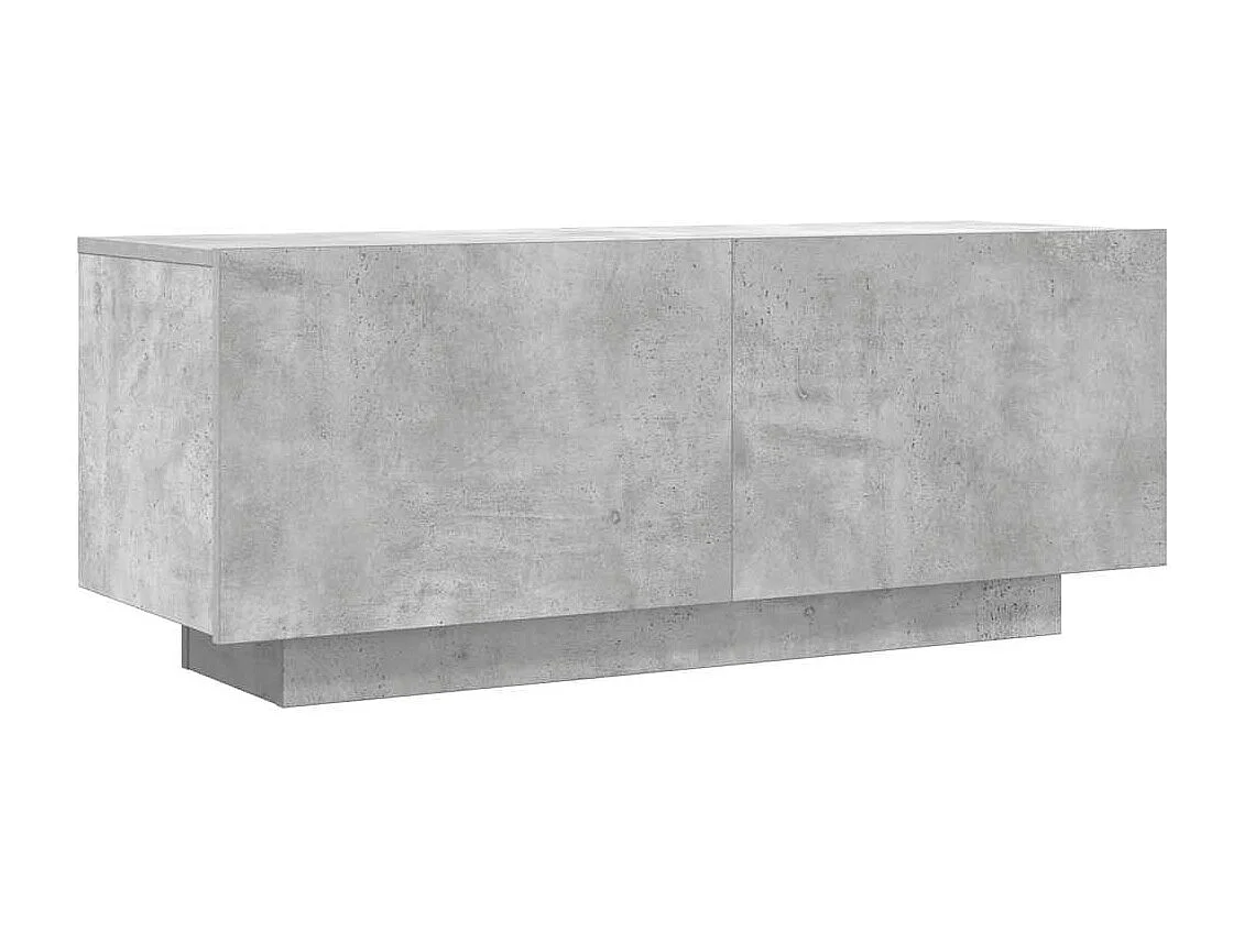 Meuble TV | Banc TV | Armoire TV Gris béton 100x35x40 cm Bois d'ingénierie