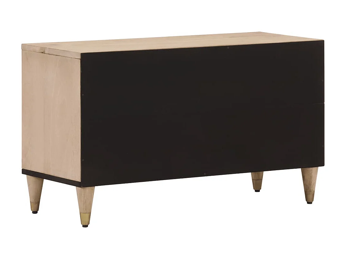 Mueble de TV | Mueble de salón madera maciza de mango 80x31x46 cm