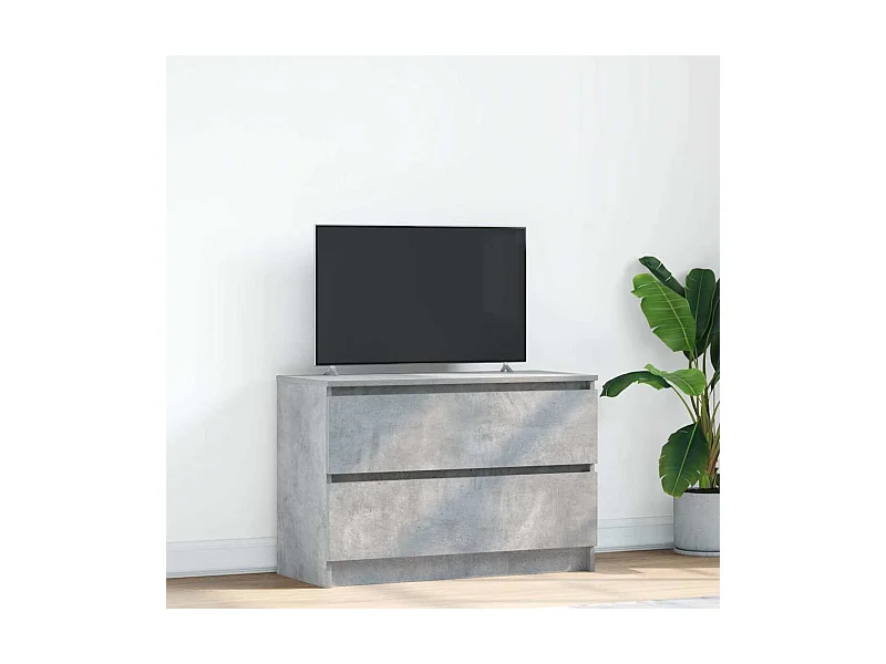 Tv-meubel | Tv-Bank | TV-kast80x35x54 cm spaanplaat betongrijs