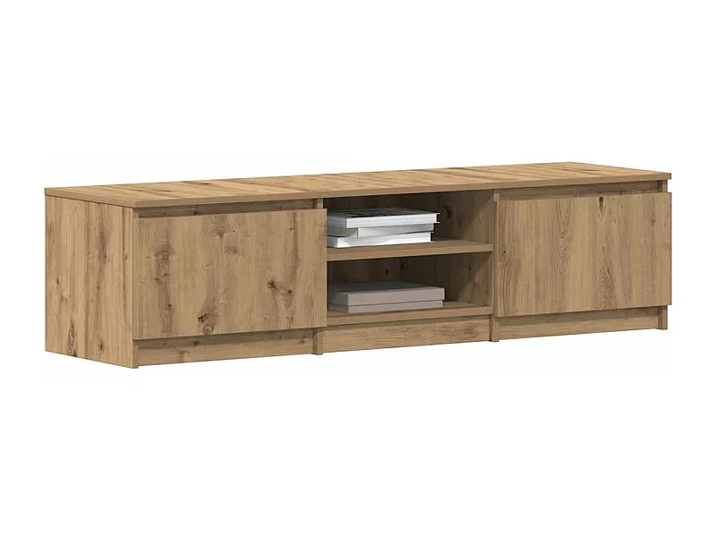 Mueble de TV | Mueble de salón madera de ingeniería roble artisan 140x40x36 cm