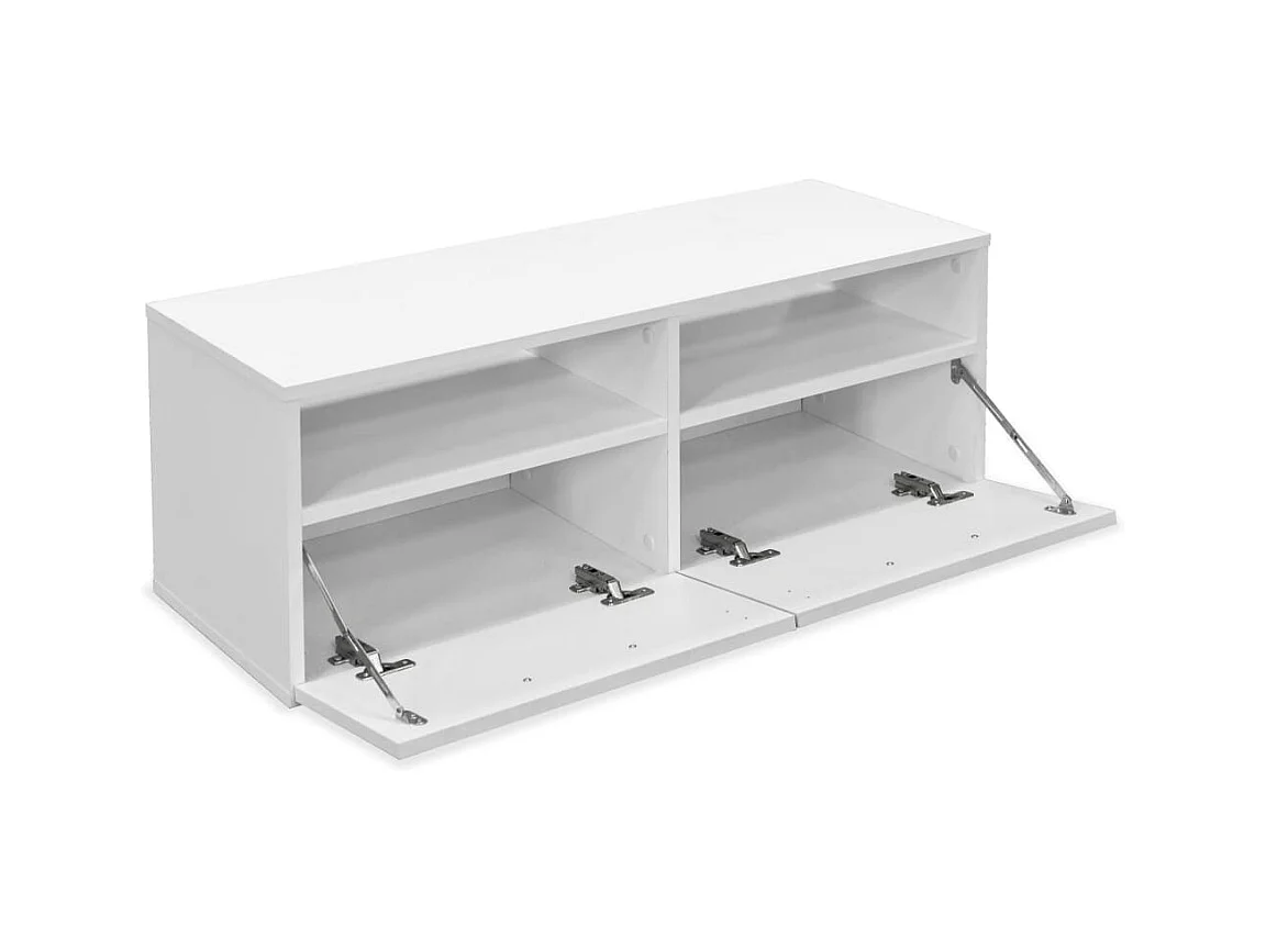 Mueble TV | Mueble para televisión madera de ingeniería blanco 95x35x36 cm