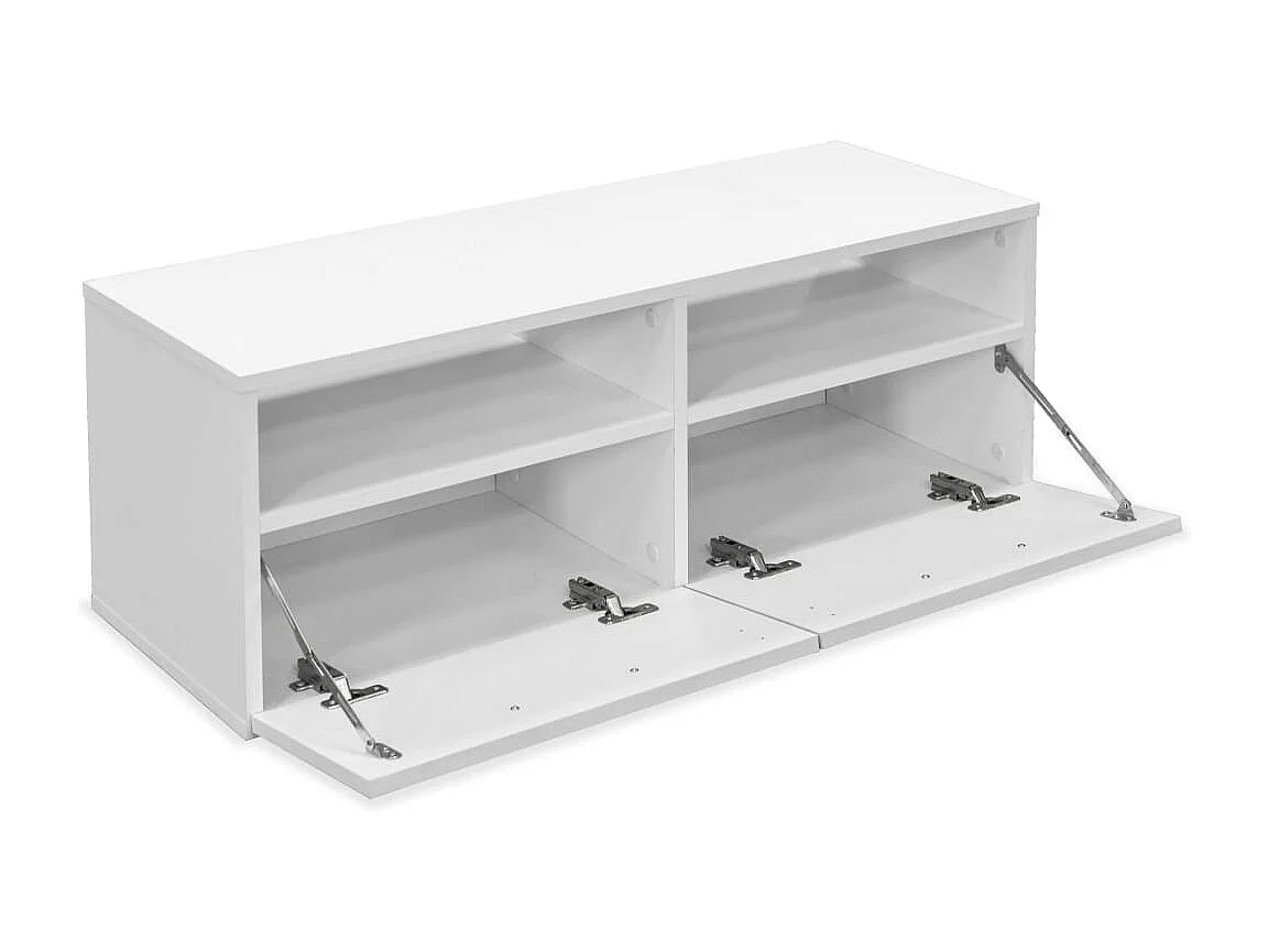Meuble TV | Banc TV | Armoire TV Bois d’ingénierie 95x35x36 cm Blanc