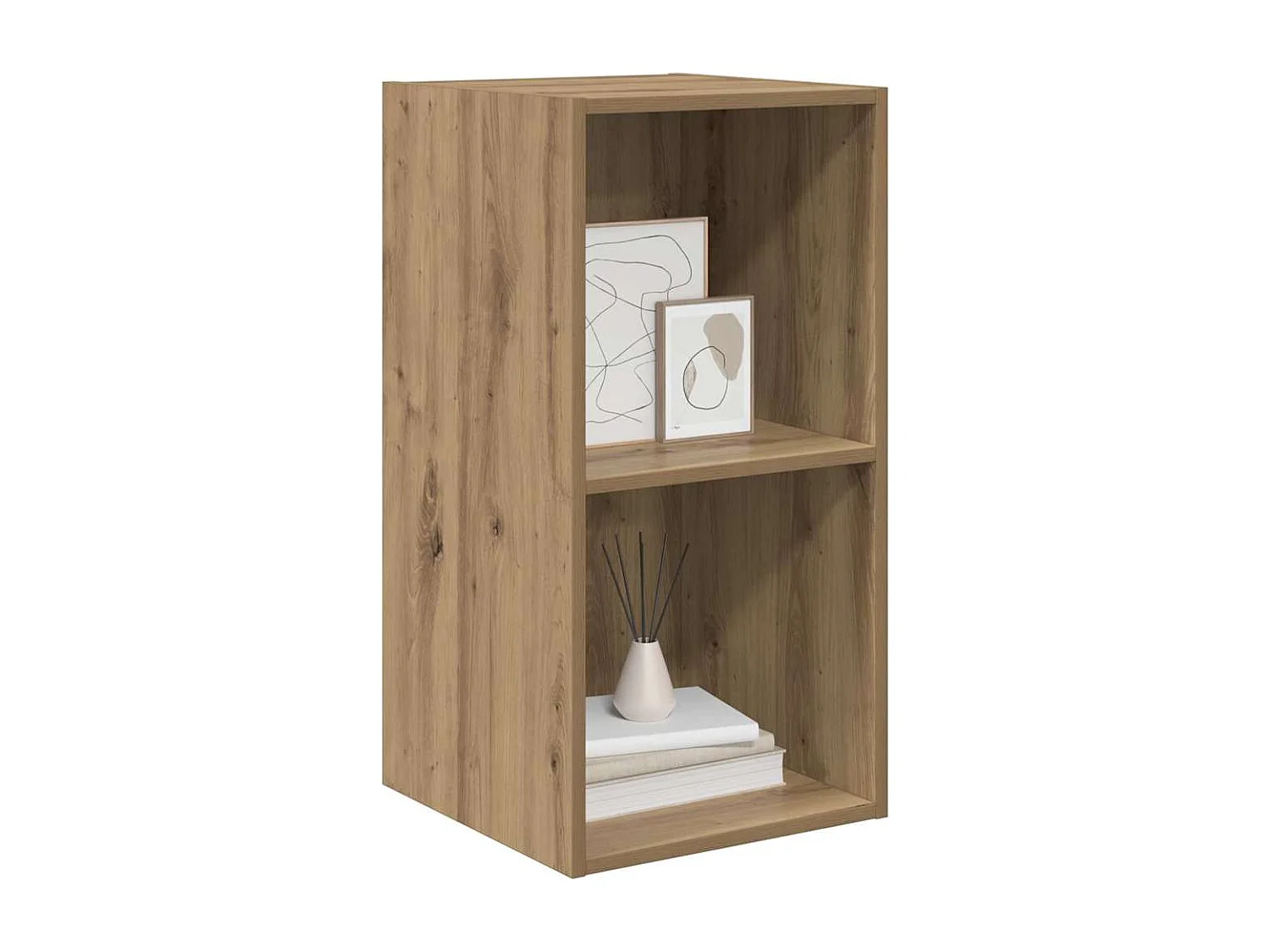 Meuble TV | Banc TV | Armoire TV chêne artisanal 37 x 37 x 72 cm Bois d'ingénierie