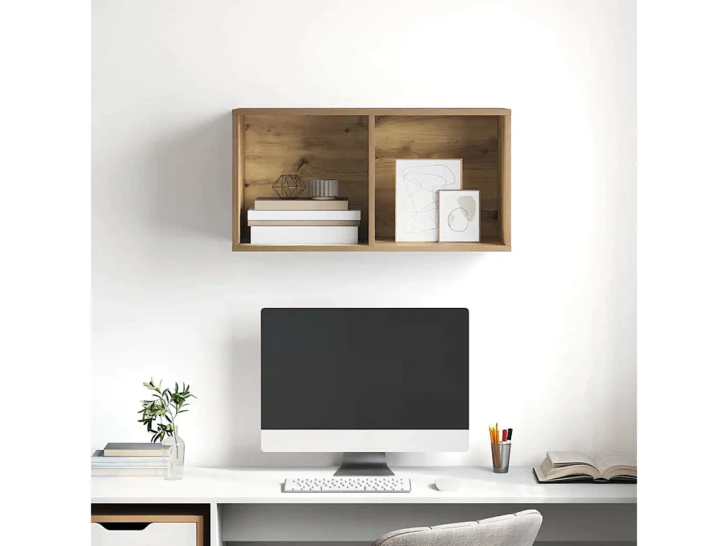 Meuble TV | Banc TV | Armoire TV chêne artisanal 37 x 37 x 72 cm Bois d'ingénierie