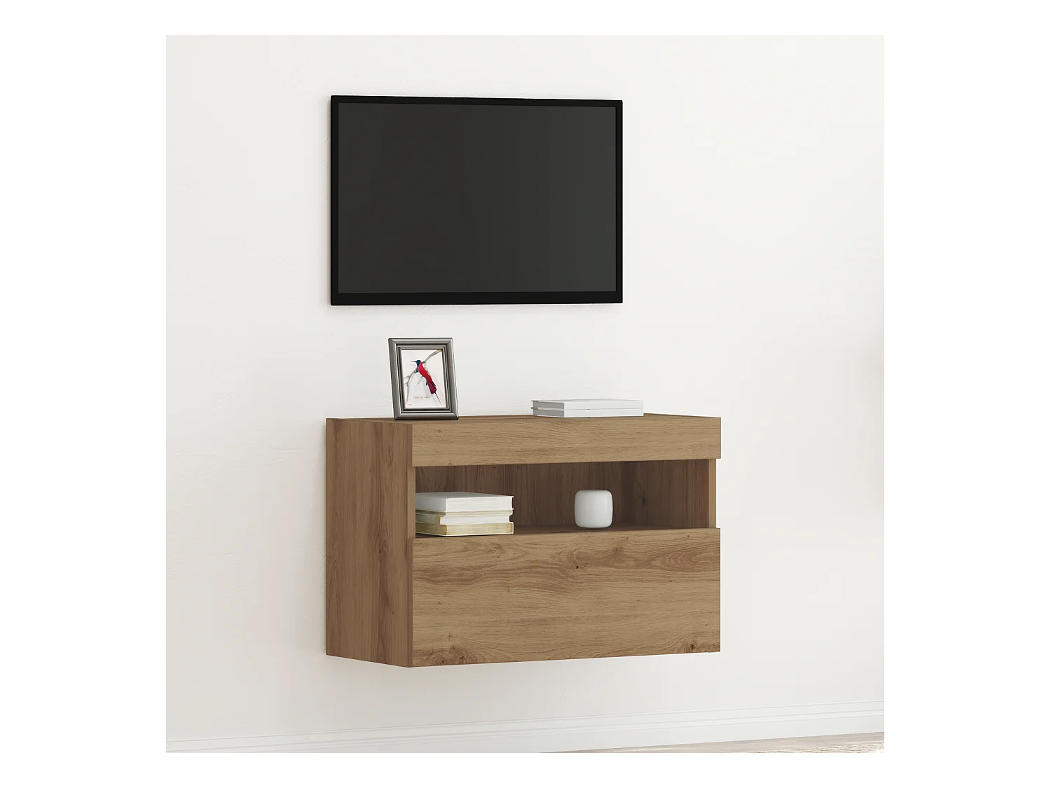 Mueble de TV | Mueble de salón Montado en la Pared Roble artisan 60 x 30 x 40 cm