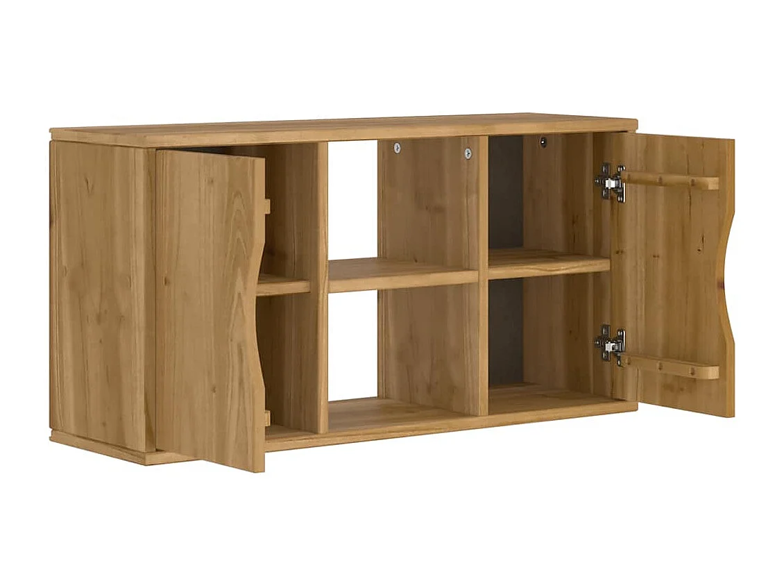 Mueble de TV | Mueble de salón ODDA madera maciza de pino 79x24x40 cm