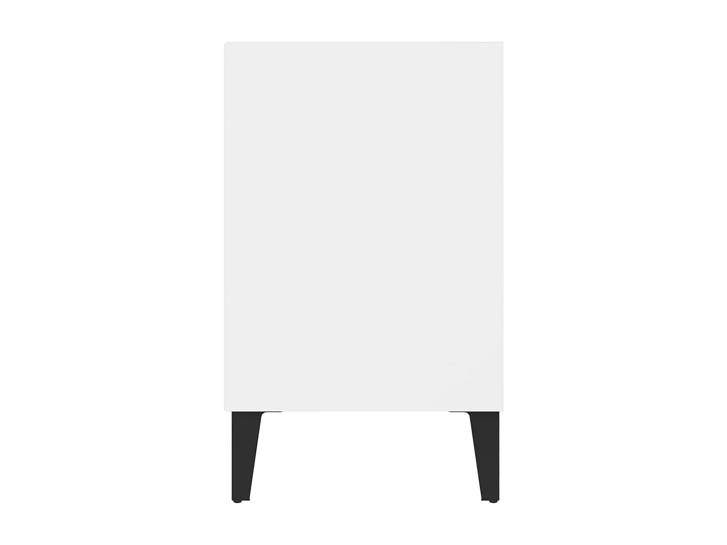 Mobile TV | Armadietto TV con Gambe in Metallo Bianco 103,5x30x50 cm