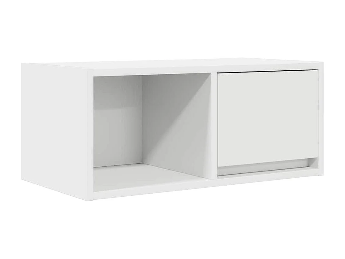 Tv-meubel | Tv-Bank | TV-kast60x31x25,5 cm bewerkt hout wit