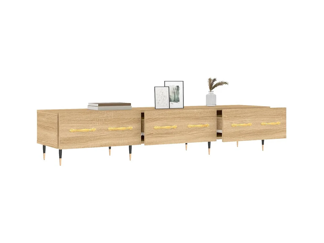 Mueble de TV | Mueble de salón madera de ingeniería roble Sonoma 150x36x30 cm