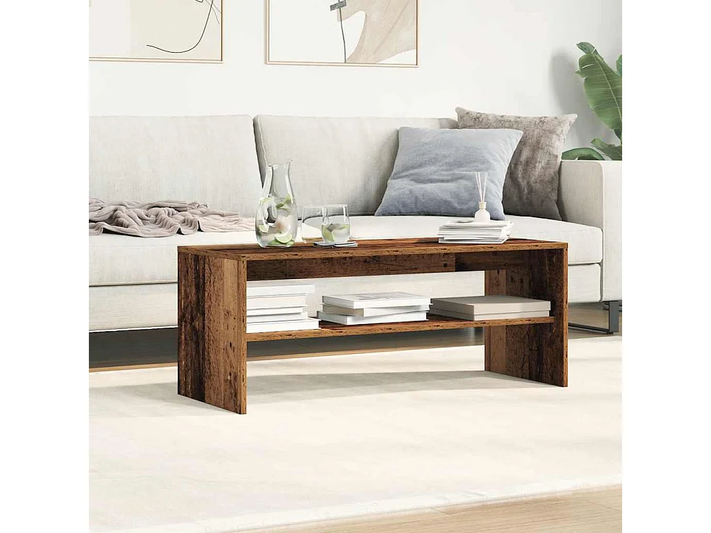 Mueble para TV  | Gabinete de TV |  Mueble de salón madera contrachapada madera vieja 100x40x40 cm