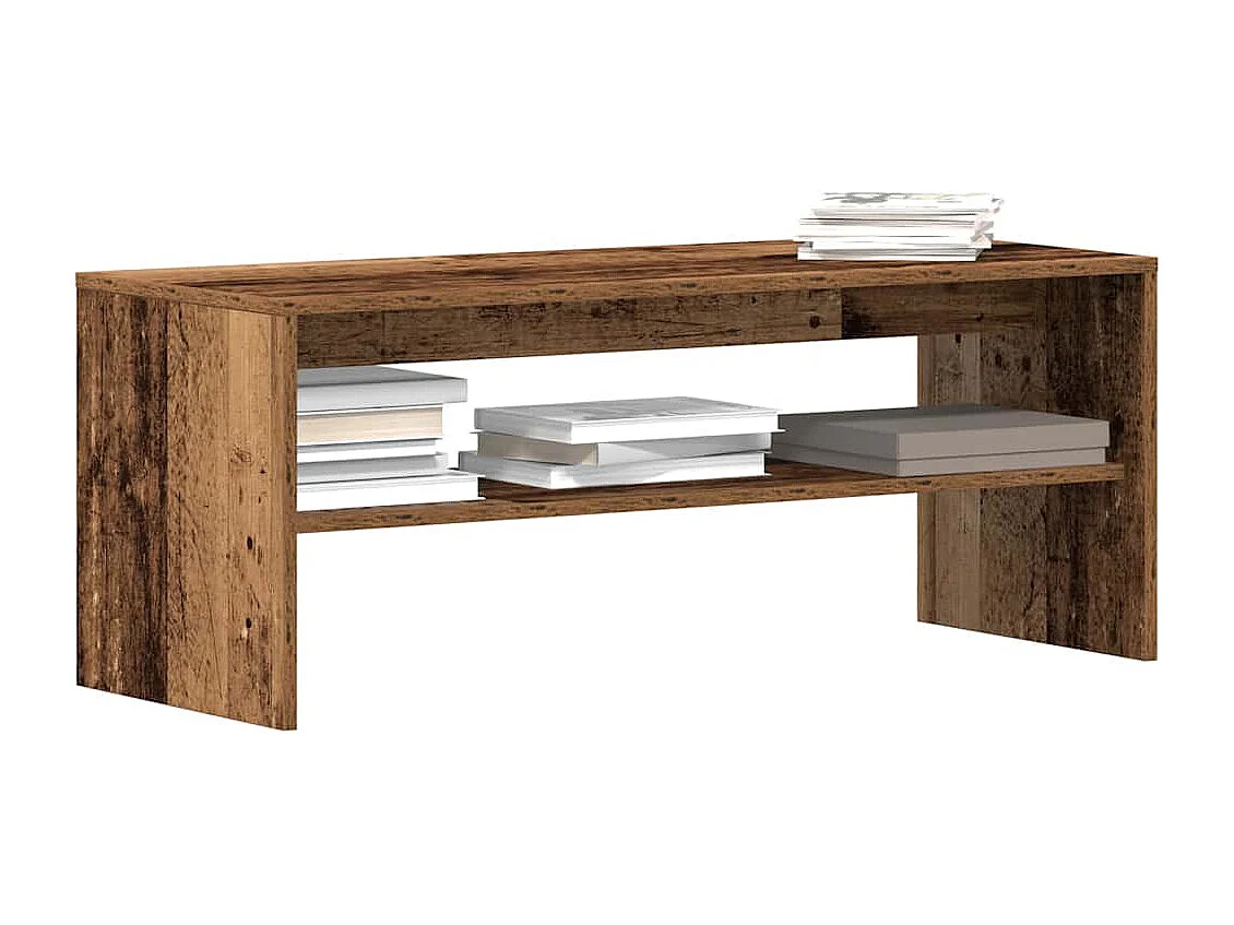 Meuble TV | Banc TV | Armoire TV vieux bois 100x40x40 cm bois d'ingénierie