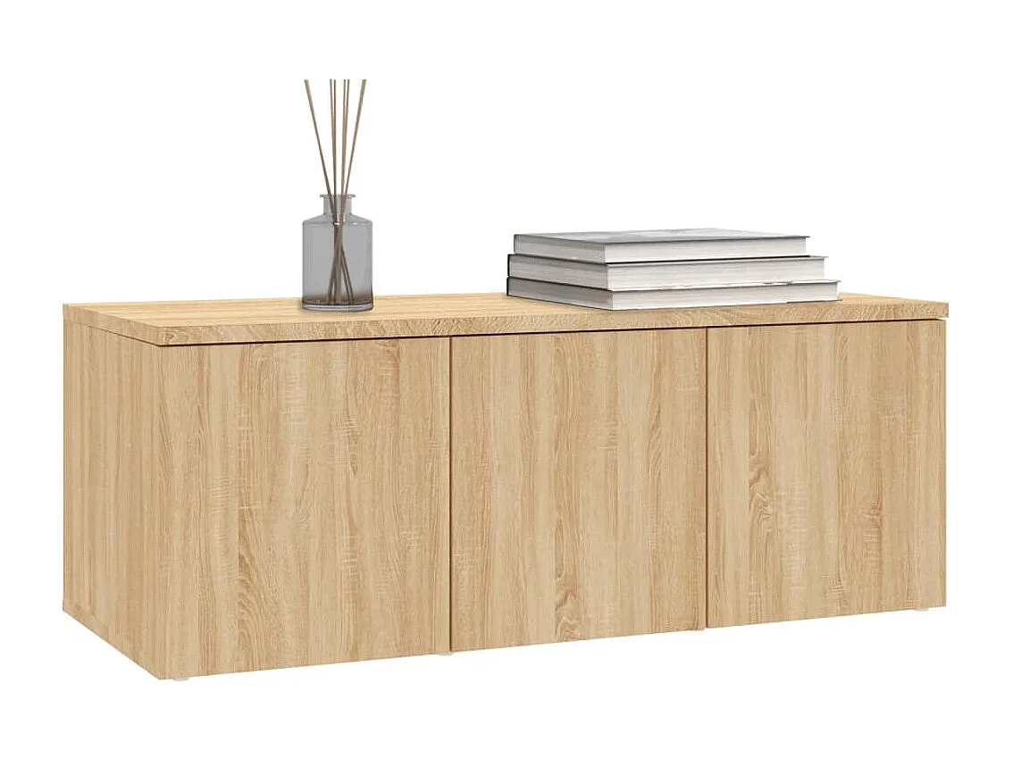 Meuble TV | Banc TV | Armoire TV Chêne sonoma 80x34x30 cm Bois d'ingénierie