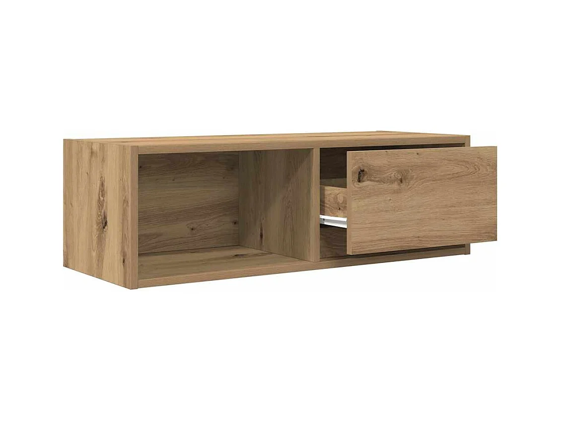 muebles para TV  | Gabinetes de TV |  Muebles de salón 2 uds madera roble artisan 80x31x25,5 cm