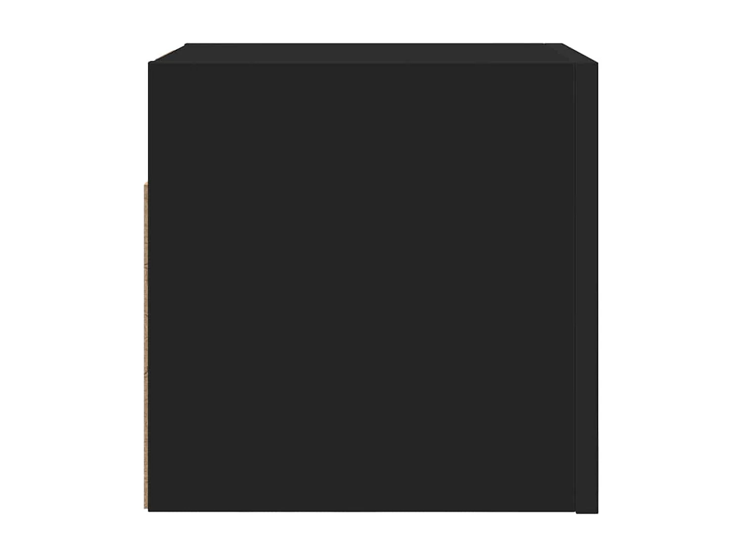 Mueble TV | Mueble de salón de pared negro 30,5x30x30 cm