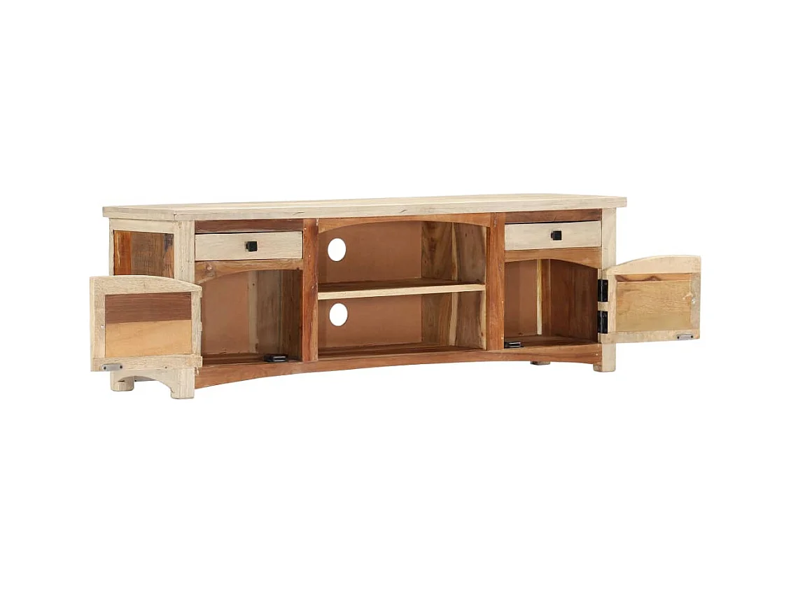 Meuble TV | Banc TV | Armoire TV 120 x 30 x 40 cm Bois de récupération massif