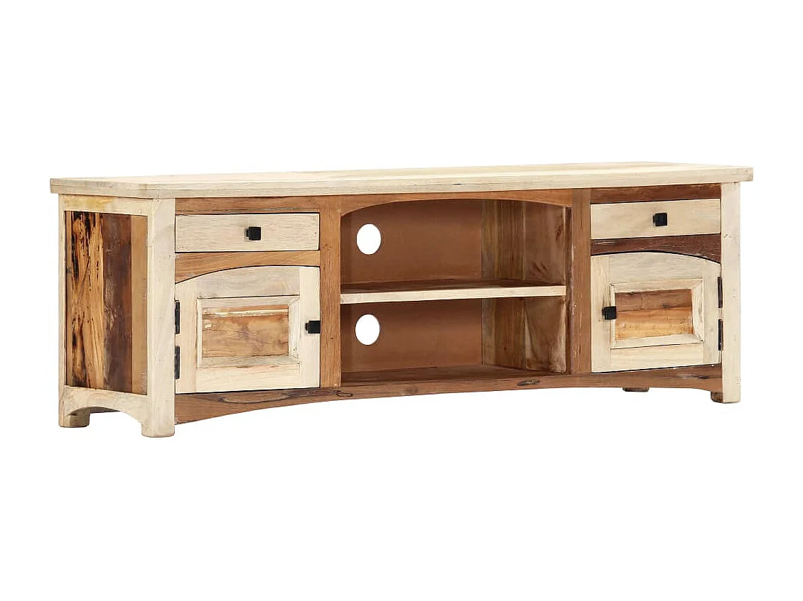 Meuble TV | Banc TV | Armoire TV 120 x 30 x 40 cm Bois de récupération massif