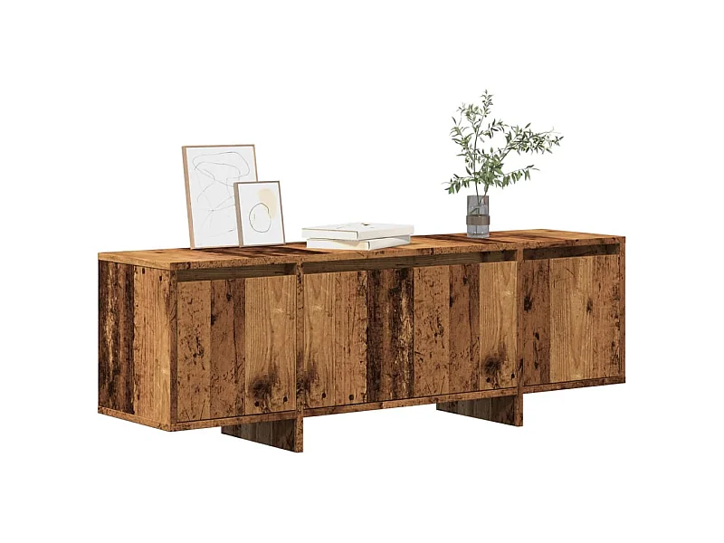 Mueble de TV | Mueble de salón madera ingeniería madera envejecida 120x30x40,5 cm