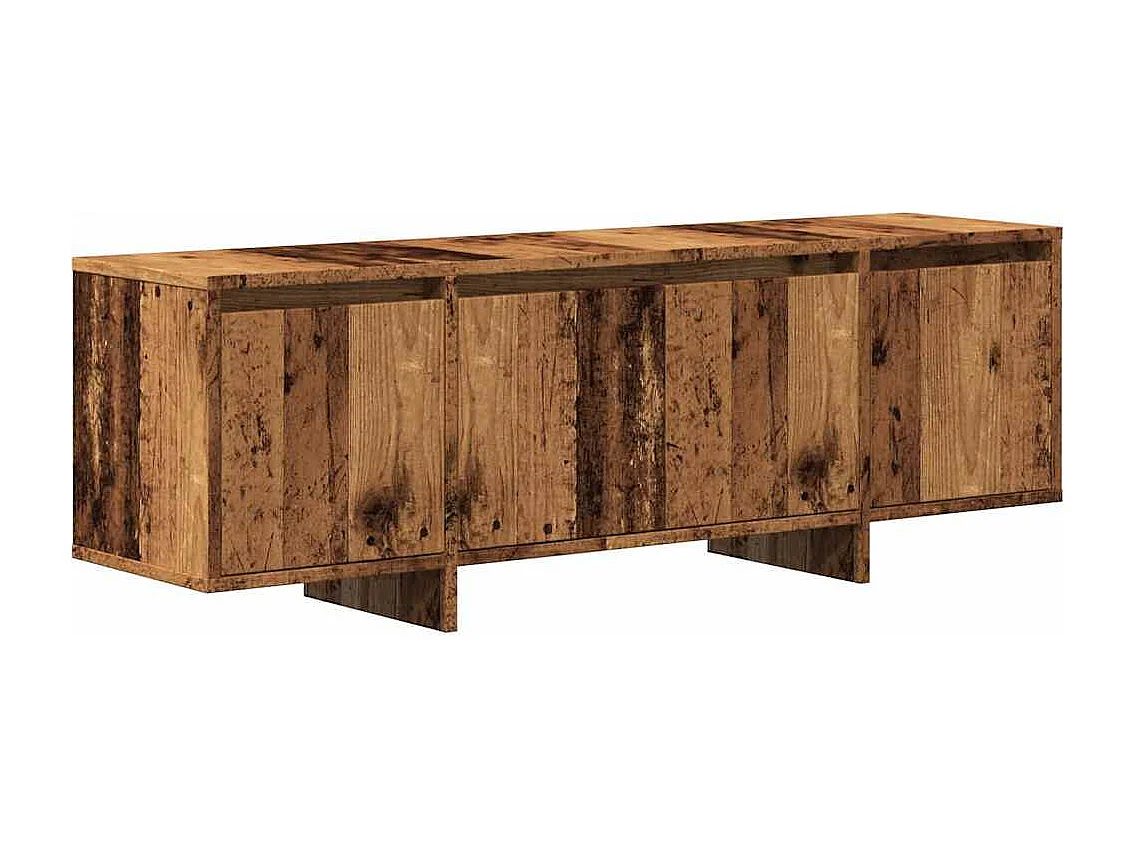 Meuble TV | Banc TV | Armoire TV vieux bois 120x30x40,5 cm bois d'ingénierie
