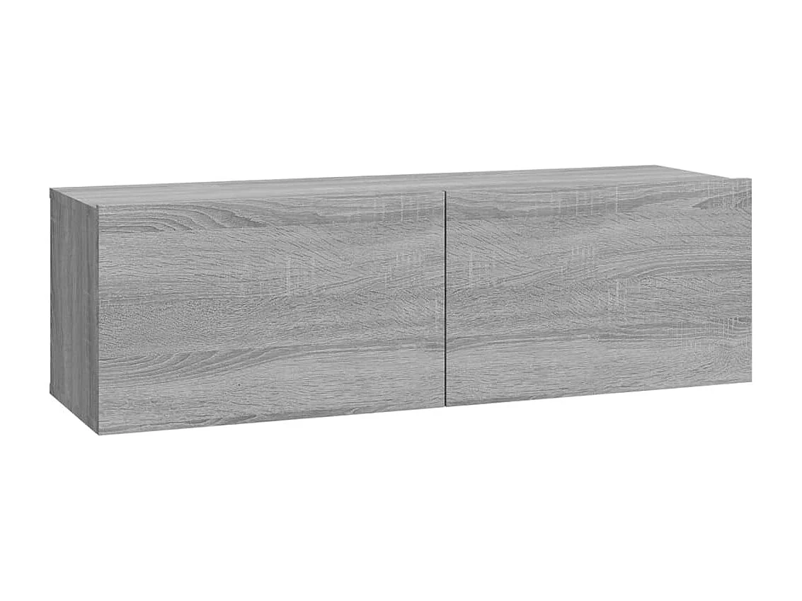 Ensemble de meubles TV | Bancs TV | Armoires TV 6 pcs Sonoma gris Bois d'ingénierie