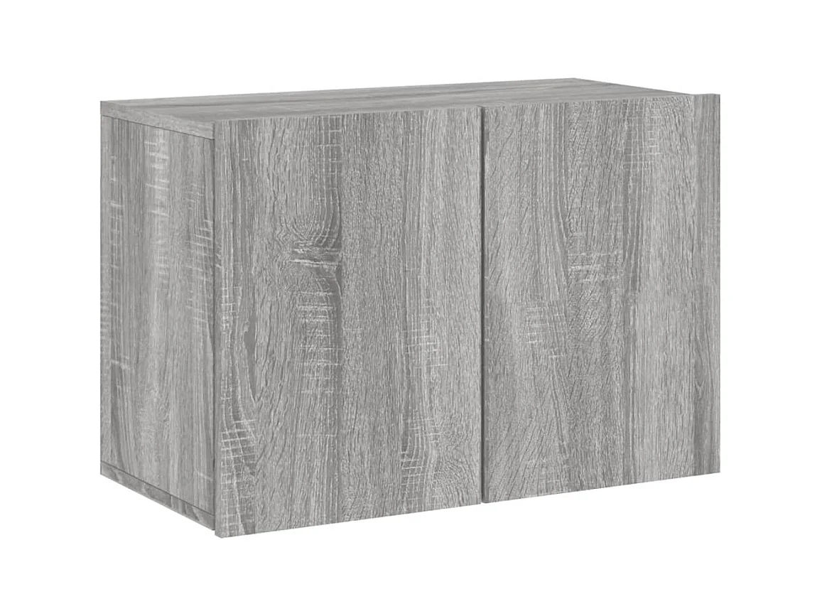 Mueble para TV  | Gabinete de TV |  Mueble de salón de pared gris Sonoma 60x30x41 cm