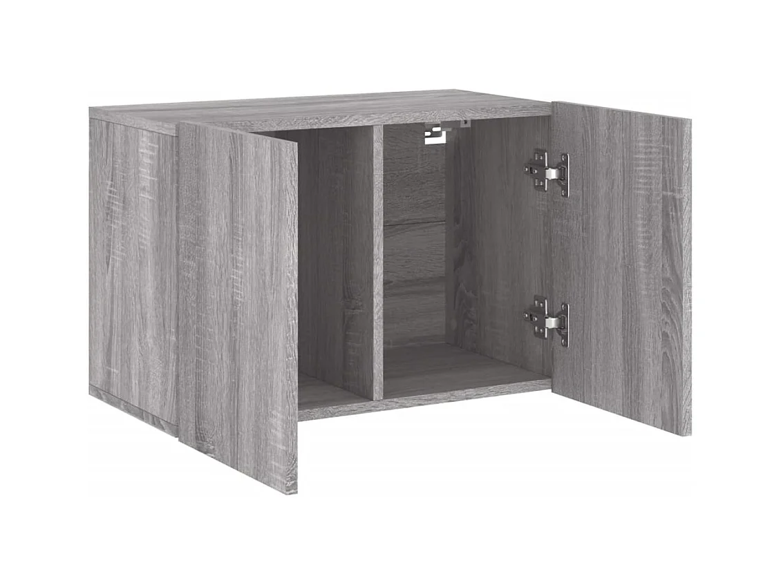 Mueble para TV  | Gabinete de TV |  Mueble de salón de pared gris Sonoma 60x30x41 cm