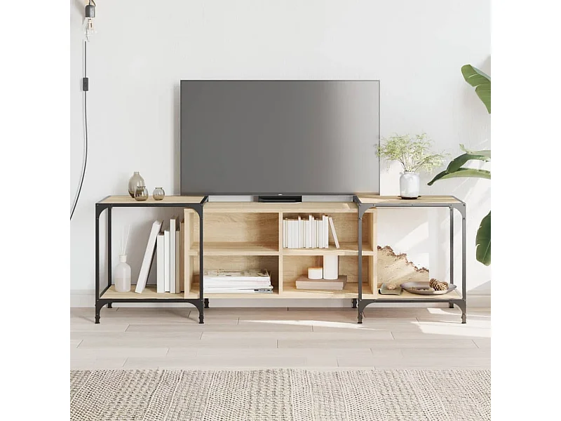 Mueble de TV | Mueble de salón madera de ingeniería roble Sonoma 153x37x50 cm