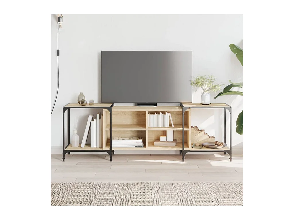 Mueble de TV | Mueble de salón madera de ingeniería roble Sonoma 153x37x50 cm