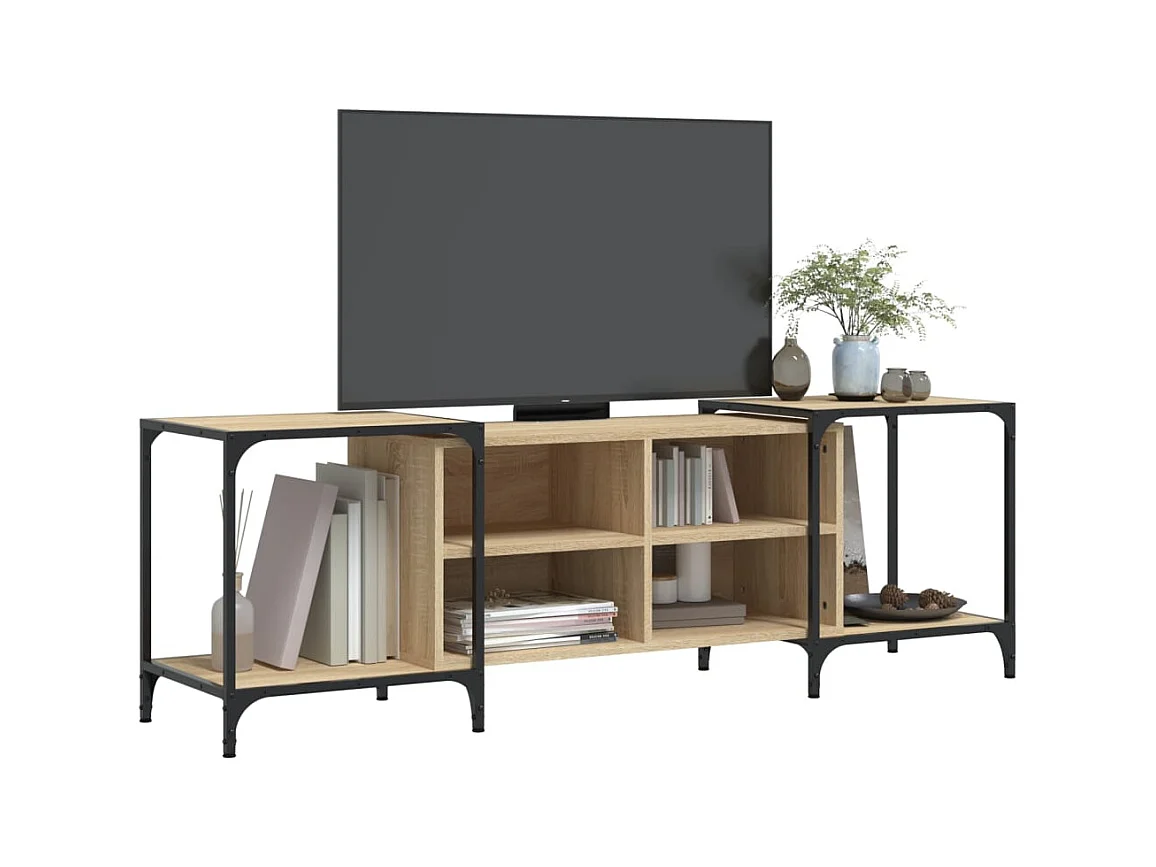 Mueble de TV | Mueble de salón madera de ingeniería roble Sonoma 153x37x50 cm