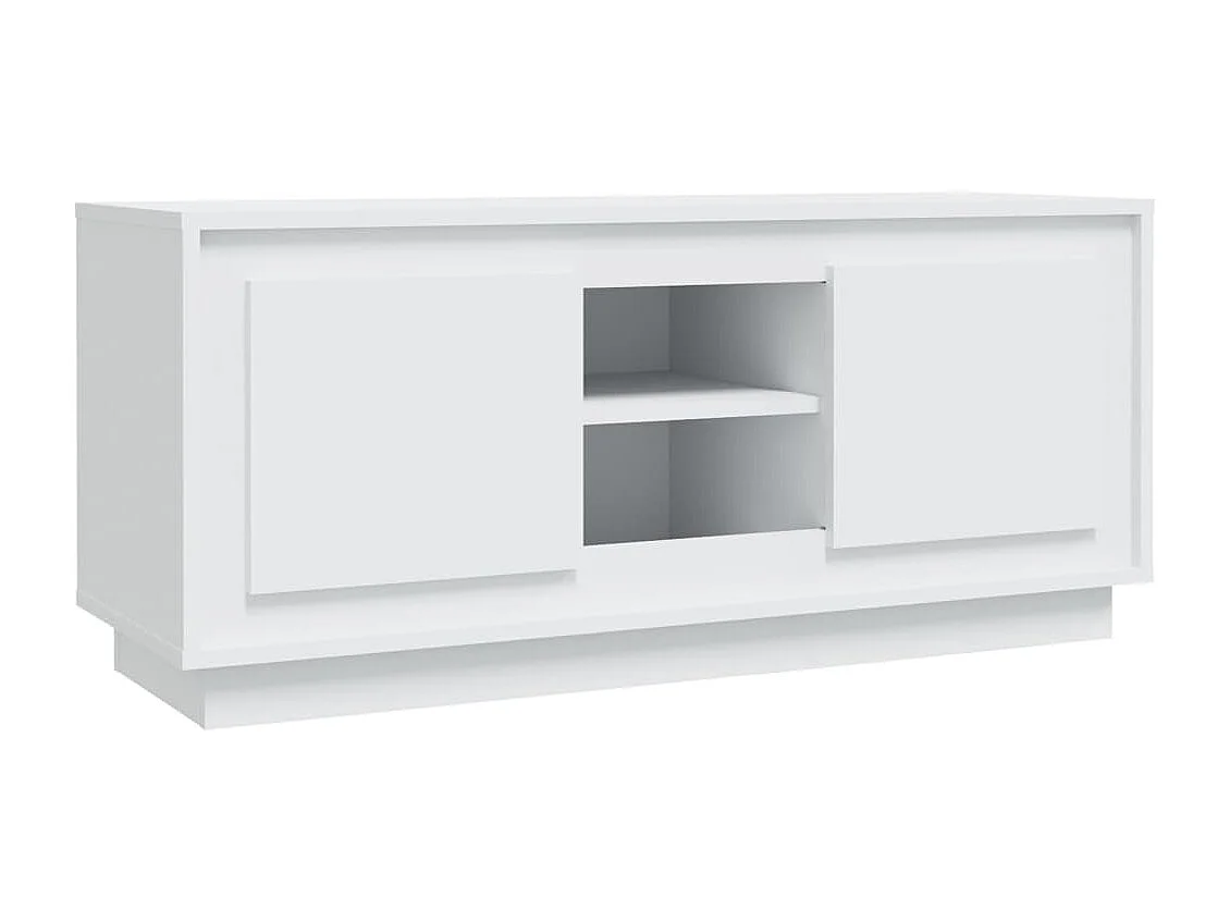 Mueble para TV  | Gabinete de TV |  Mueble de salón madera contrachapada negro 102x35x45 cm