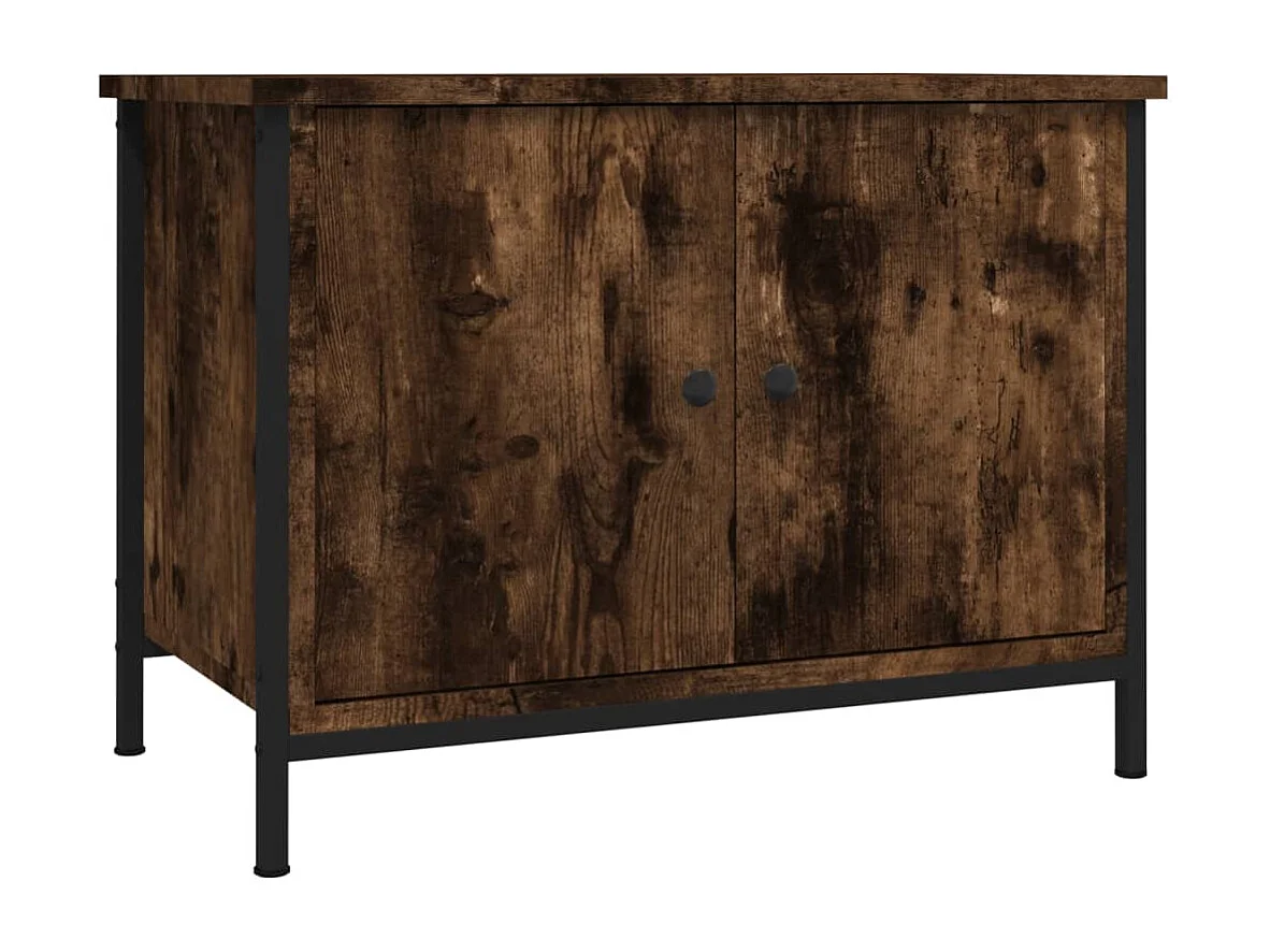 Mueble de TV | Mueble de salón madera contrachapada roble ahumado 60x35x45 cm