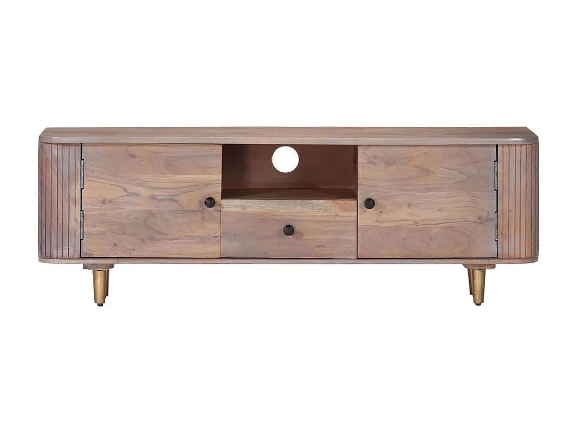 Meuble TV | Banc TV | Armoire TV 118x30x40 cm Bois d'acacia massif