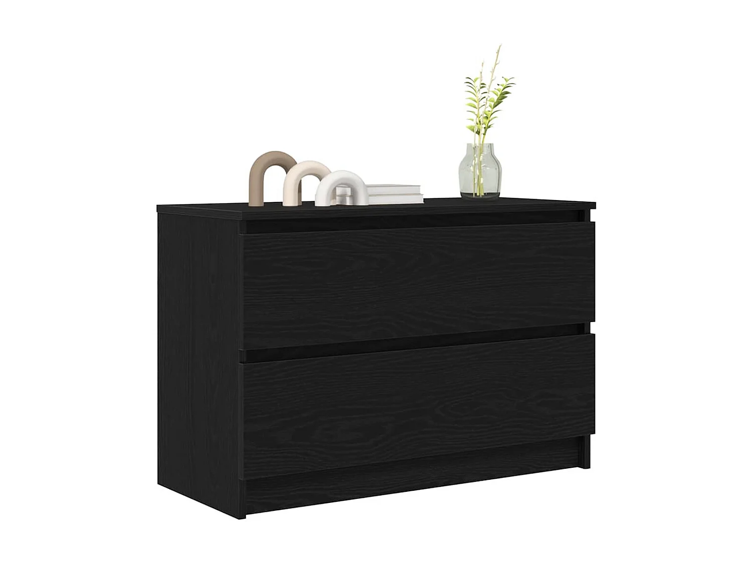 Tv-meubel | Tv-Bank | TV-kast80x35x54 cm spaanplaat zwart