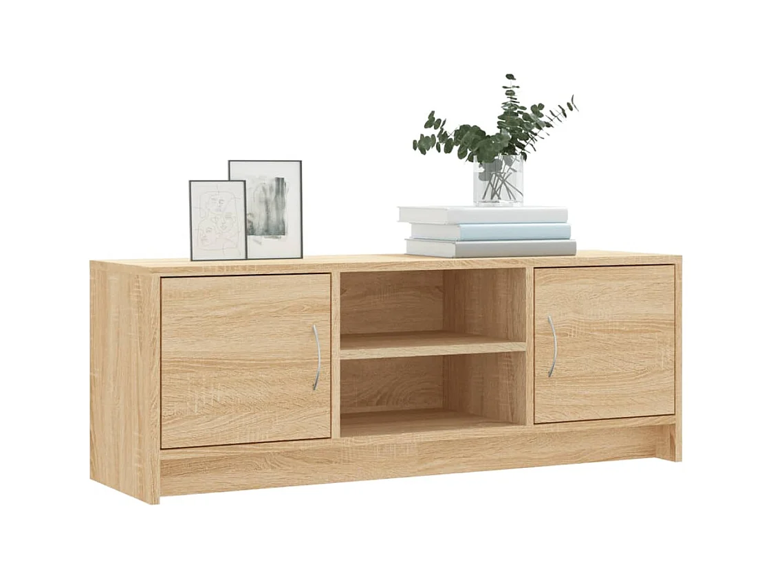 Mueble de TV | Mueble de salón madera de ingeniería roble Sonoma 102x30x37,5 cm