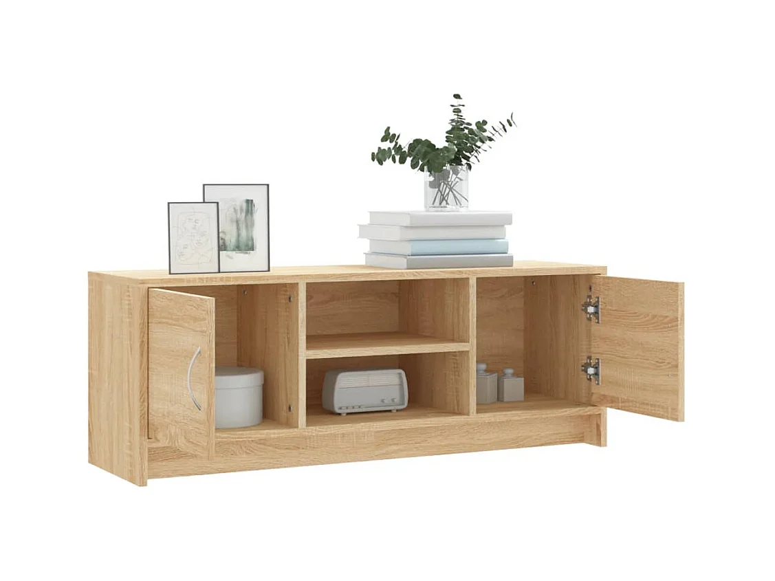 Mueble de TV | Mueble de salón madera de ingeniería roble Sonoma 102x30x37,5 cm