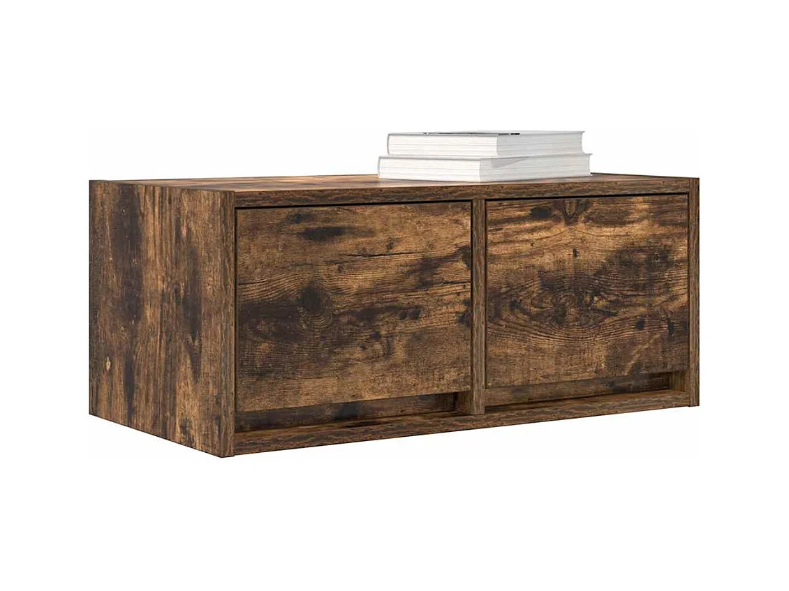 Muebles de TV | Gabinetes de TV |  Muebles de salón 2 uds madera ingeniería color roble 60x31x25,5 cm