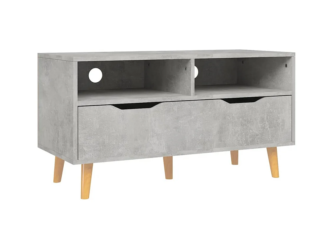 Mueble de TV | Mueble de salón madera de ingeniería gris hormigón 90x40x48,5 cm