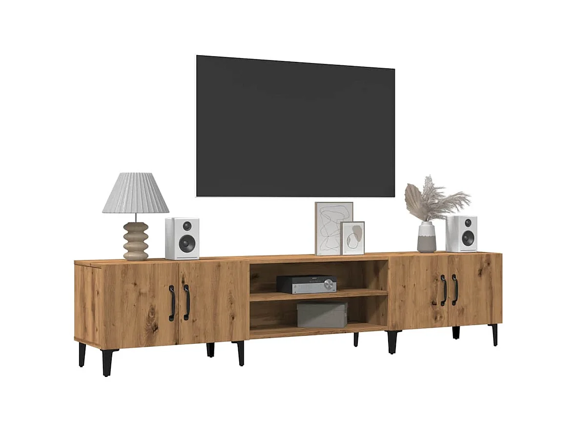 Mueble de TV | Mueble de salón madera de ingeniería roble artisian 180x31,5x40 cm