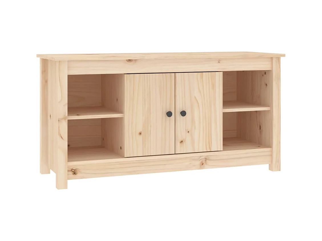 Mueble de TV | Mueble de salón de madera maciza de pino 103x36,5x52 cm