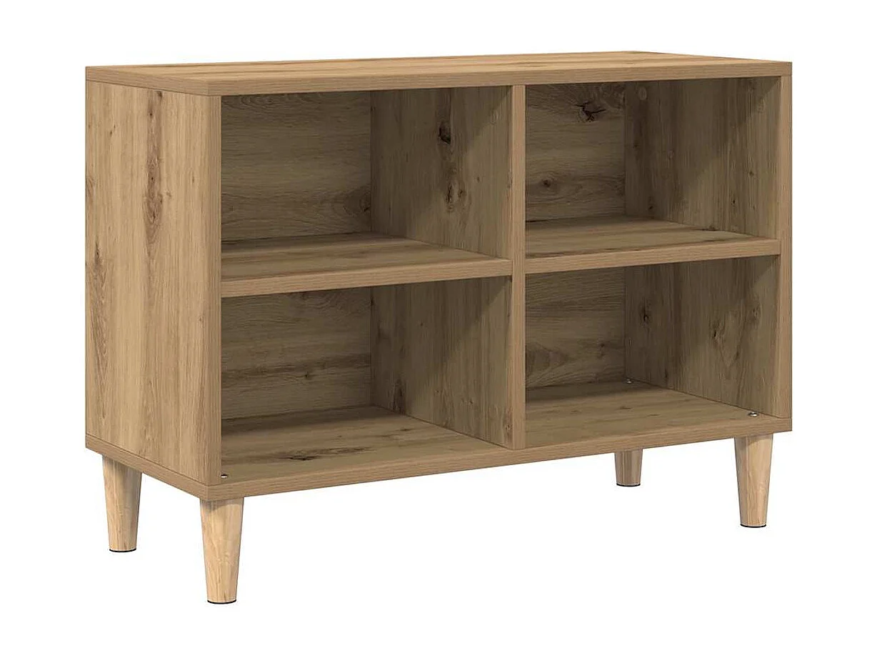 Tv-meubel | Tv-Bank | TV-kast69,5x30x50 cm bewerkt hout artisanaal eiken