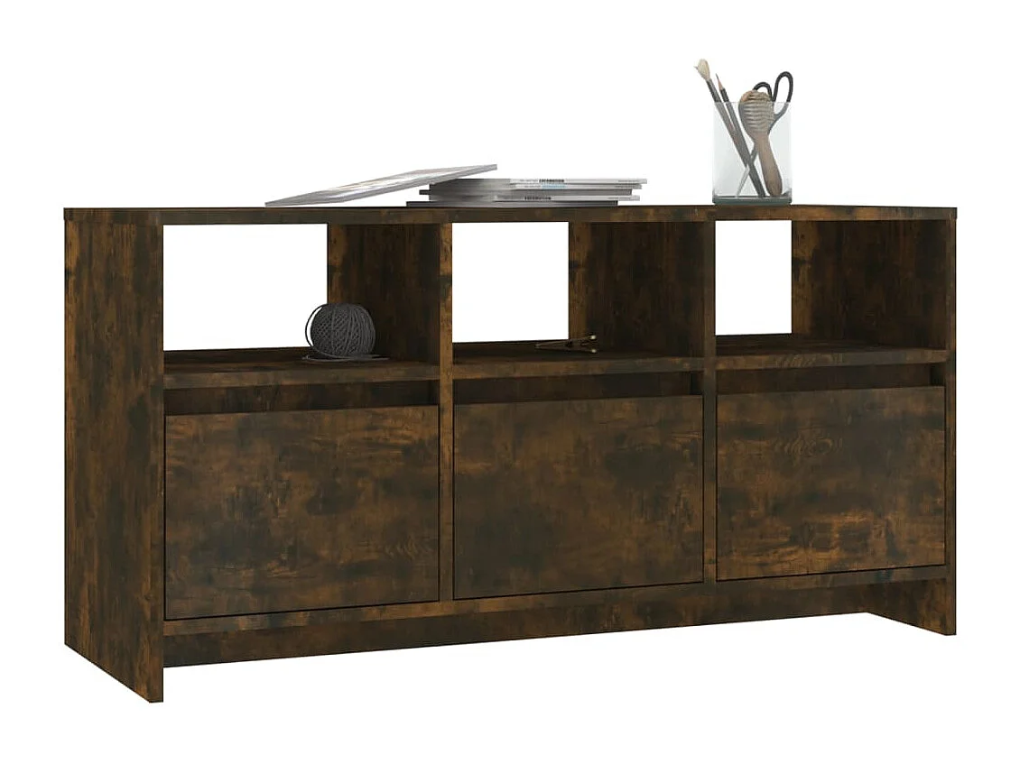 Mueble de TV | Mueble de salón madera de ingeniería roble ahumado 102x37,5x52,5cm